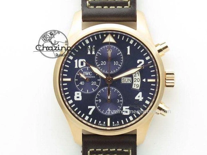 MIROTIME 0512 MoistureWicking Da Vinci IW356601 SS MKF 1:1 Best Edition Blue Dial On Black Leather Strap A 7233